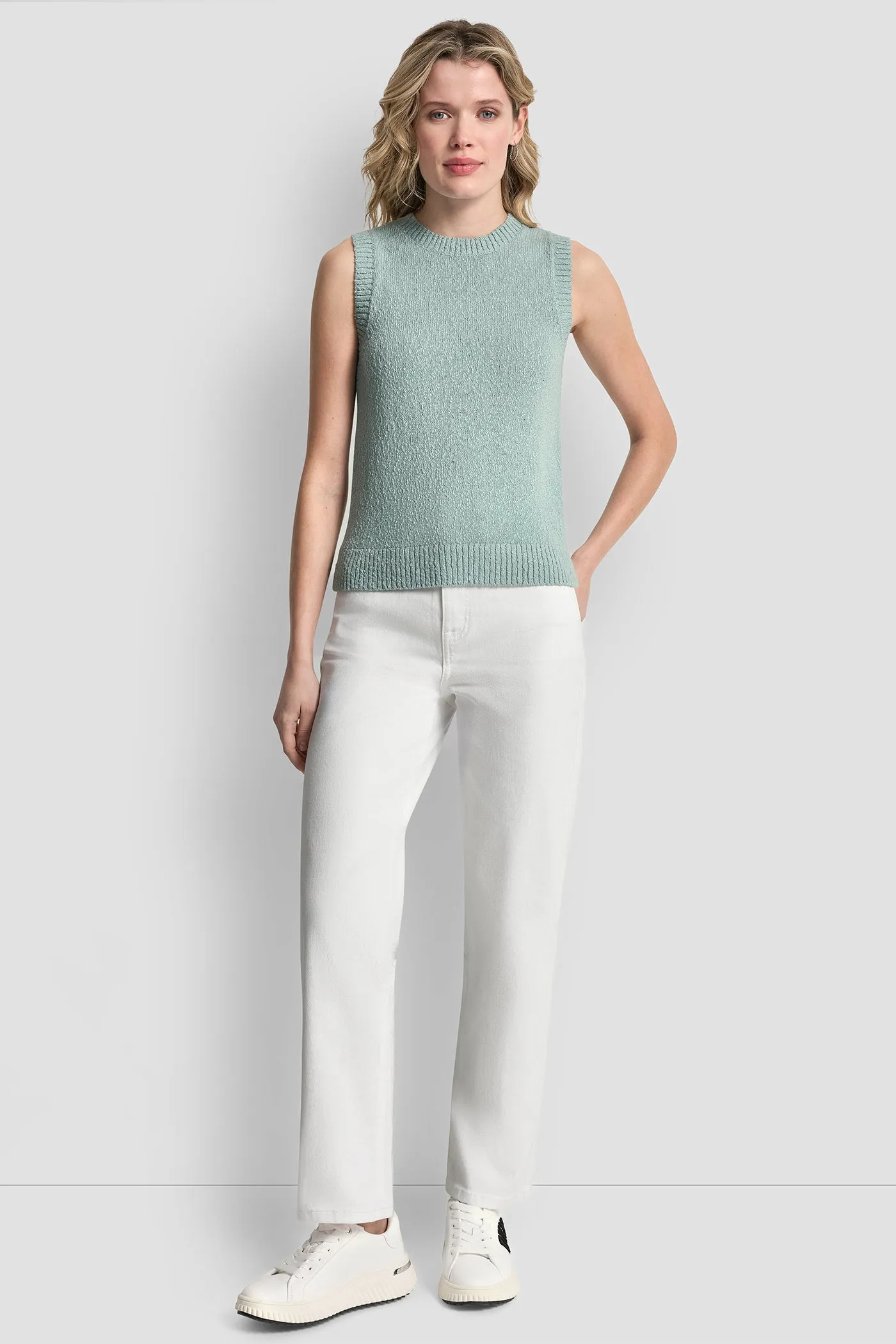 CREW NECK SLEEVELESS SWEATER sold by DKNY product image thumbnail 5