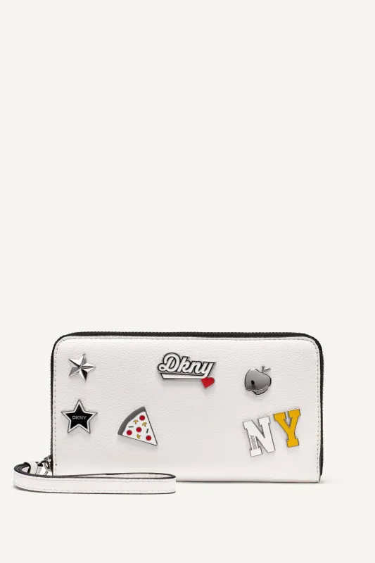 ETTA LARGE ZIP AROUND WALLET sold by DKNY