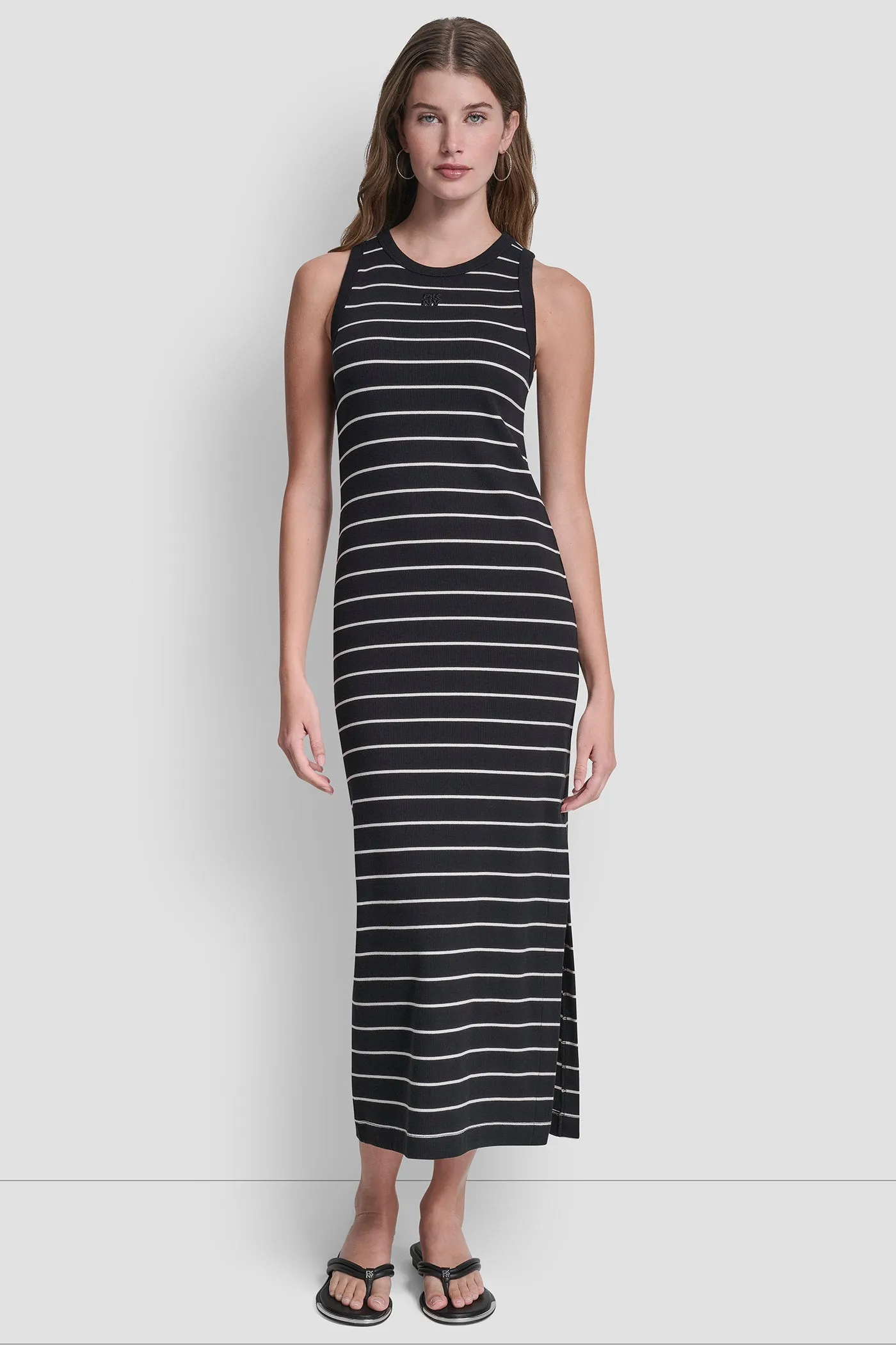 RIBBED TANK MAXI DRESS sold by DKNY