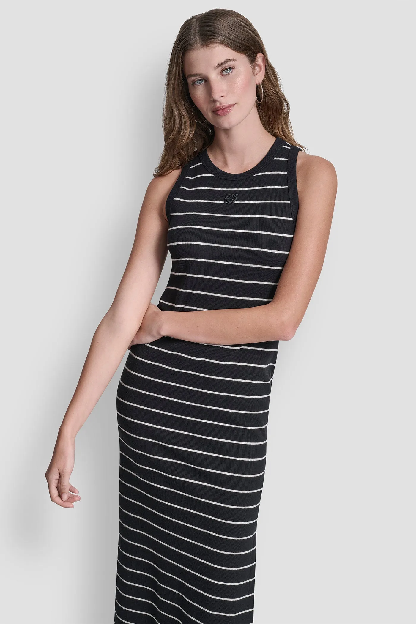 RIBBED TANK MAXI DRESS sold by DKNY product image thumbnail 4