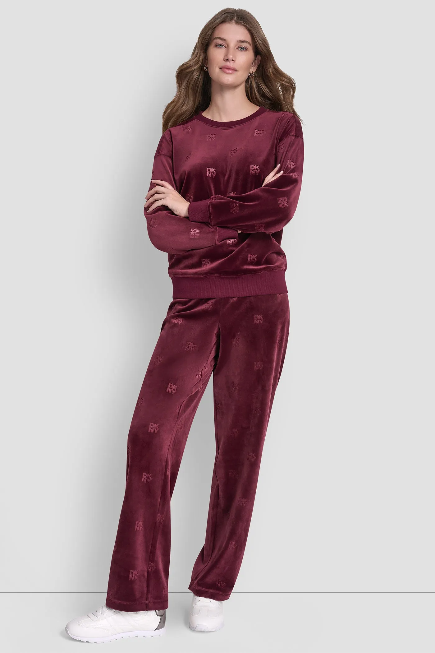 VELOUR DKNY ALL OVER PULLOVER sold by DKNY product image thumbnail 3