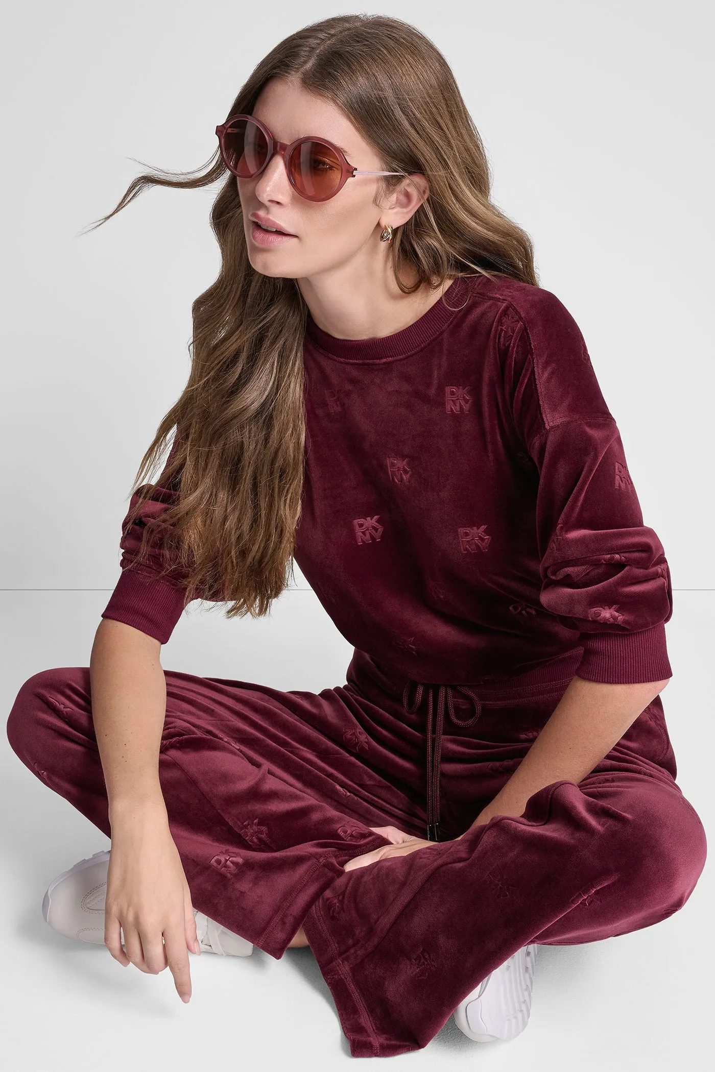 VELOUR DKNY ALL OVER PULLOVER sold by DKNY product image thumbnail 4