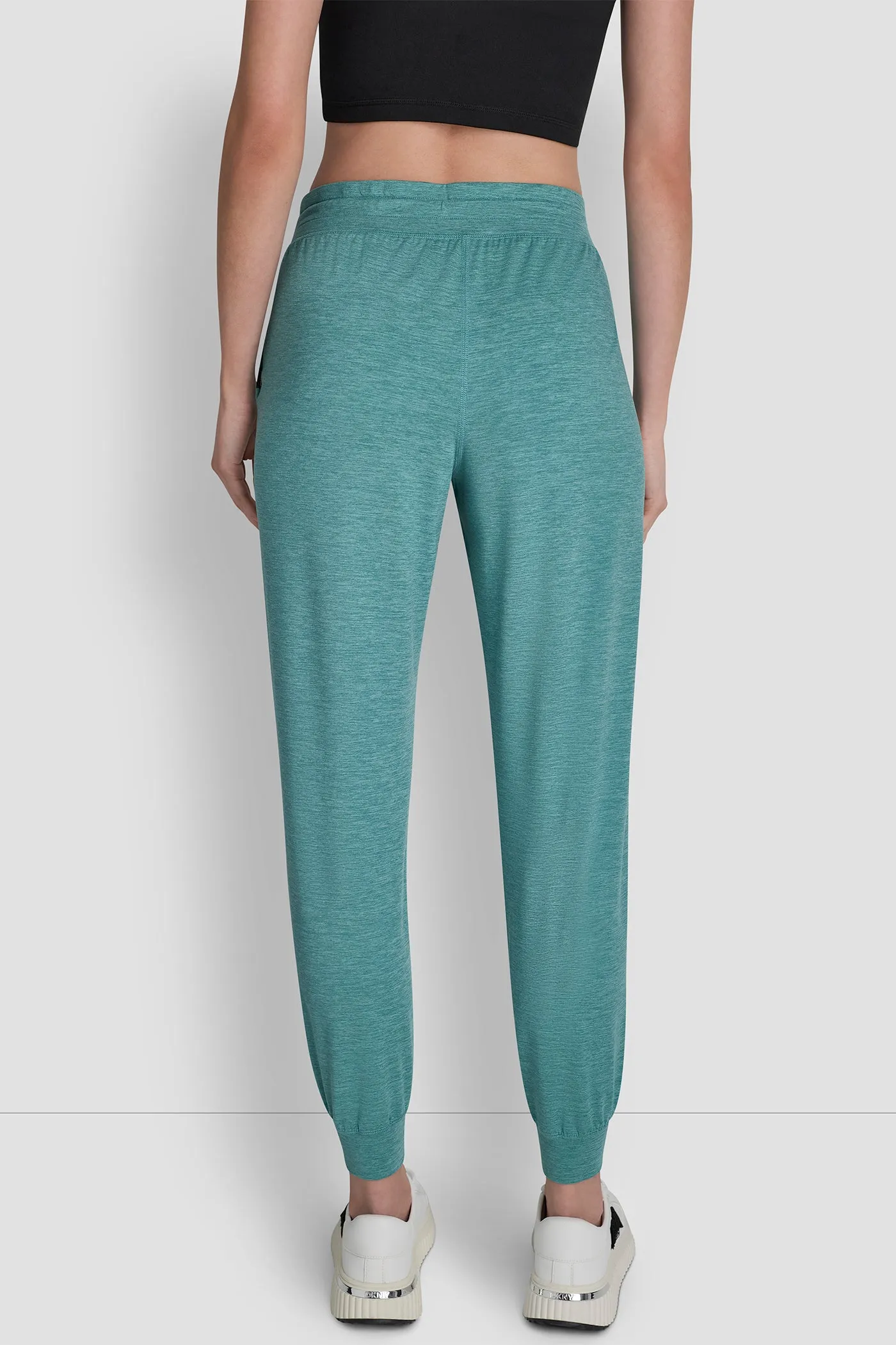 CROPPED HIGH-RISE SLIM JOGGER sold by DKNY product image thumbnail 2
