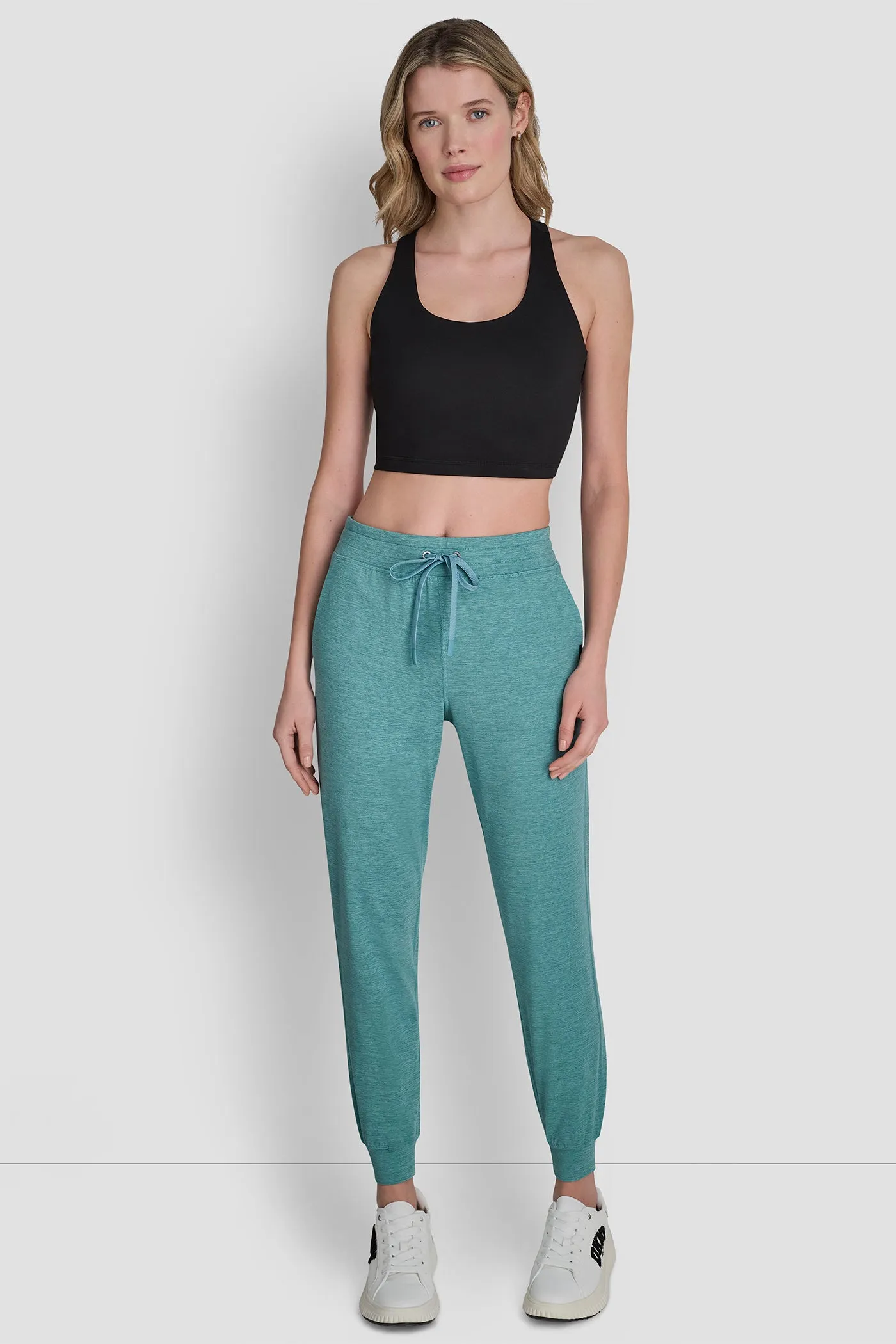 CROPPED HIGH-RISE SLIM JOGGER sold by DKNY product image thumbnail 5