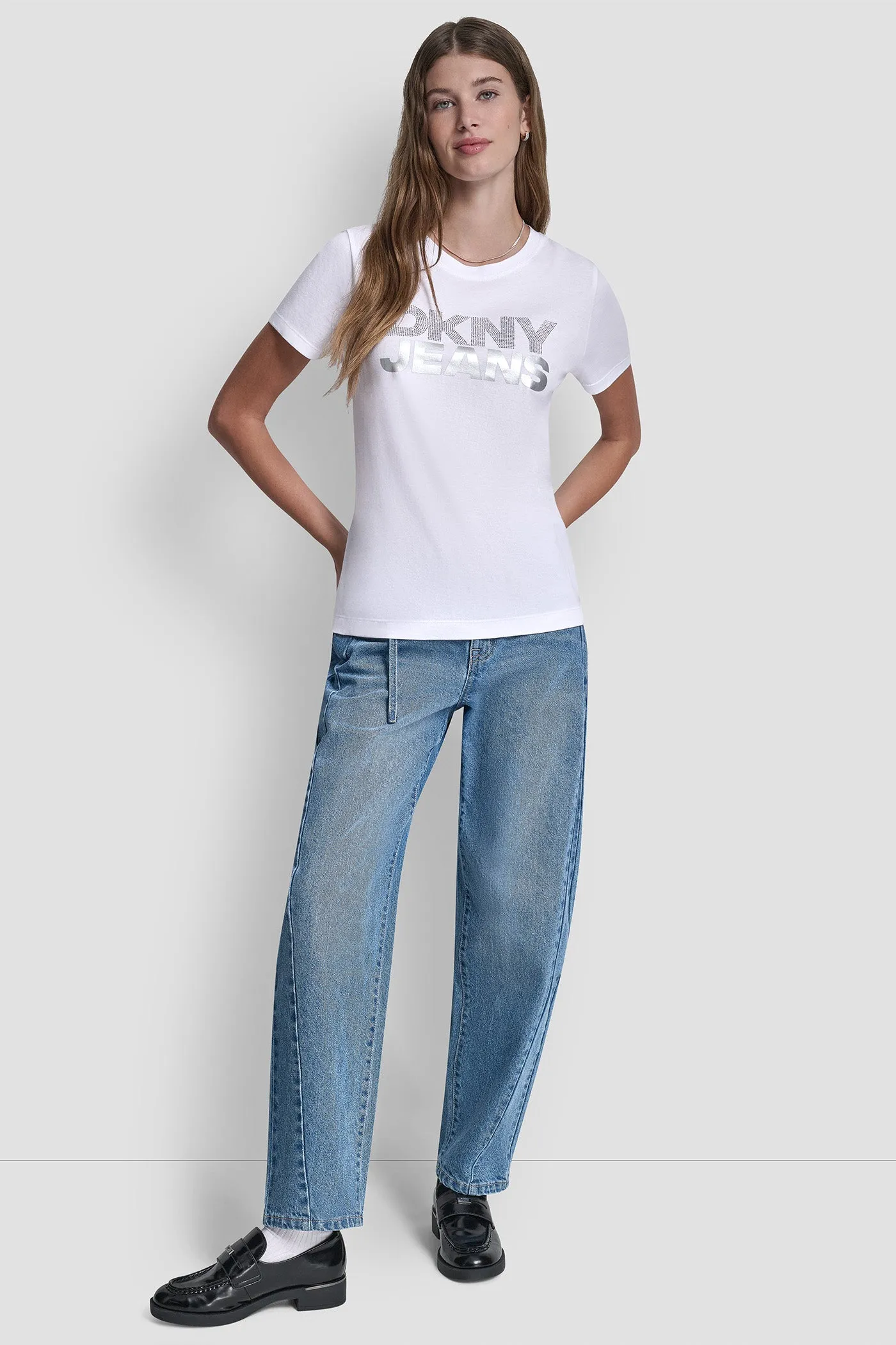 DKNY JEANS STACKED RHINESTONE TEE sold by DKNY product image thumbnail 4