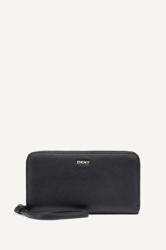 PAULA LARGE ZIP AROUND WALLET sold by DKNY