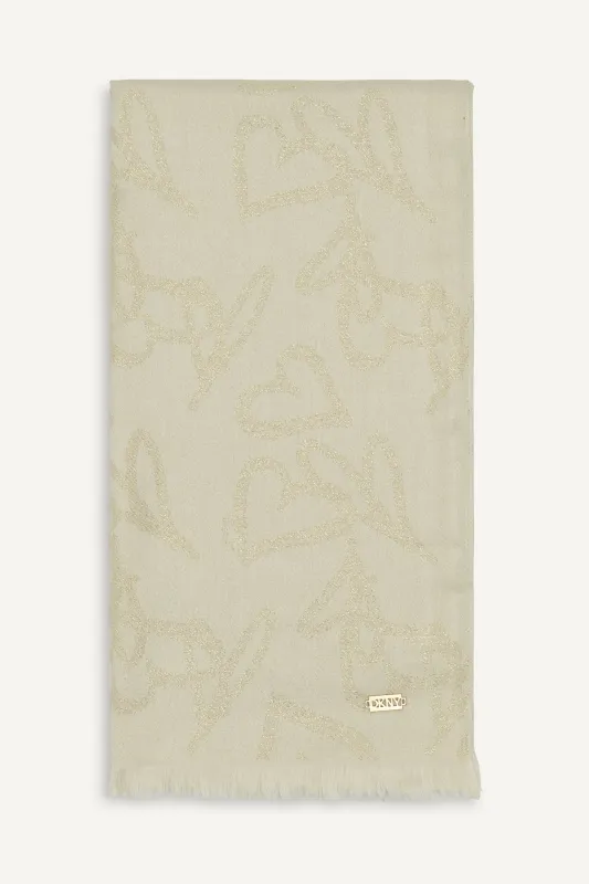 EVERYBODY LOVES DONNA METALLIC WRAP made by DKNY