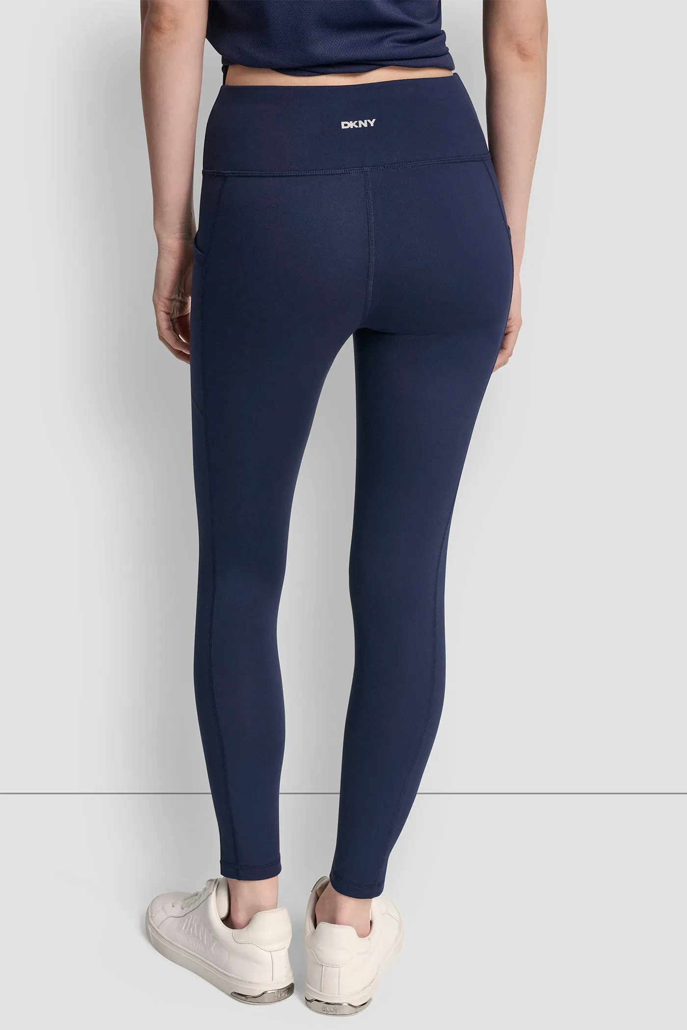 HIGH-RISE LOGO 7/8 LENGTH LEGGING sold by DKNY product image thumbnail 3