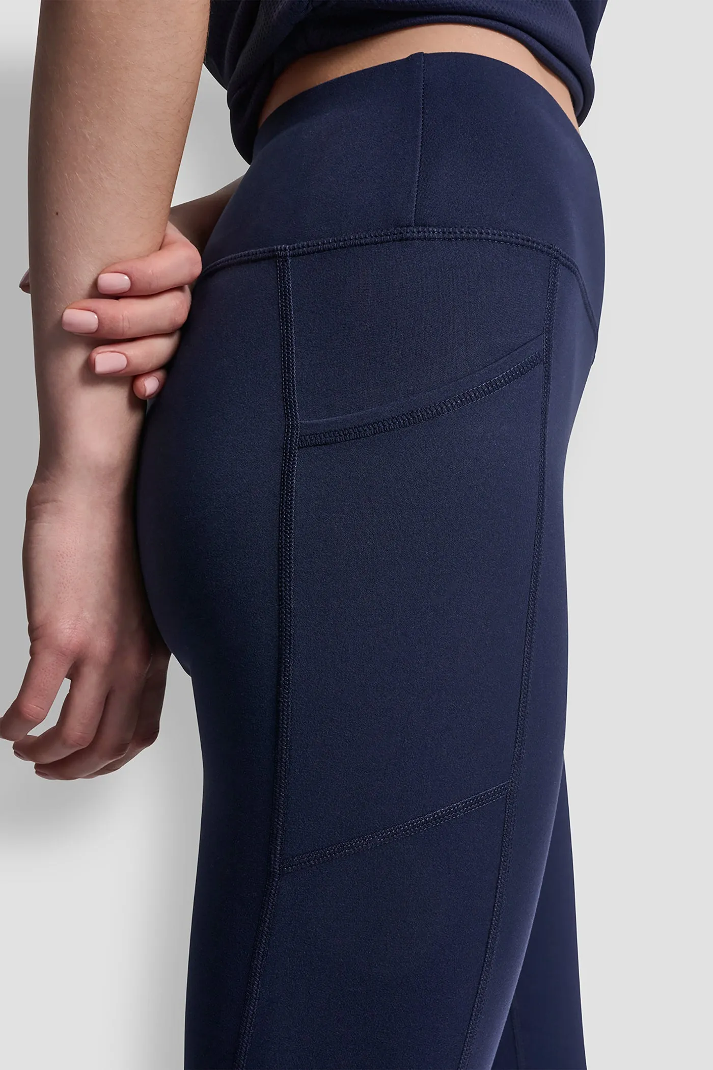 HIGH-RISE LOGO 7/8 LENGTH LEGGING sold by DKNY product image thumbnail 5