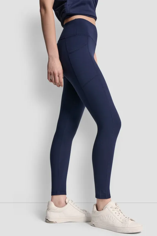 HIGH-RISE LOGO 7/8 LENGTH LEGGING made by DKNY