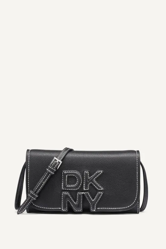 NICOLE FLAP CROSSBODY made by DKNY