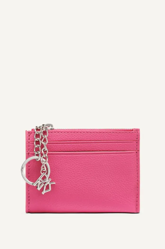 SARAH TOP ZIP CARD HOLDER sold by DKNY