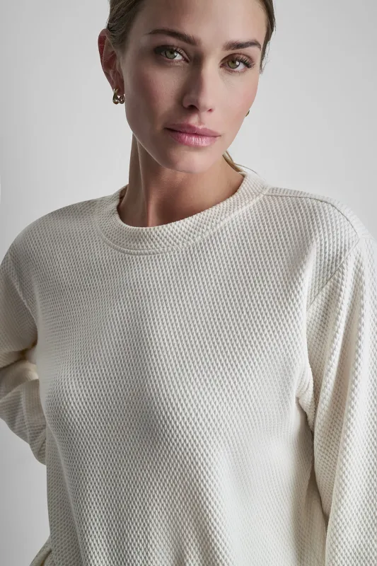 JACQUARD KNIT PULLOVER made by DKNY
