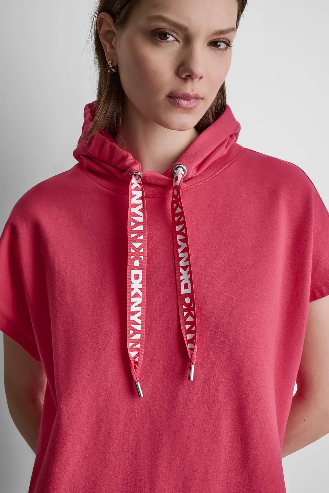 TWO-TONE LOGO DRAWCORD SNEAKER DRESS sold by DKNY product image thumbnail 2