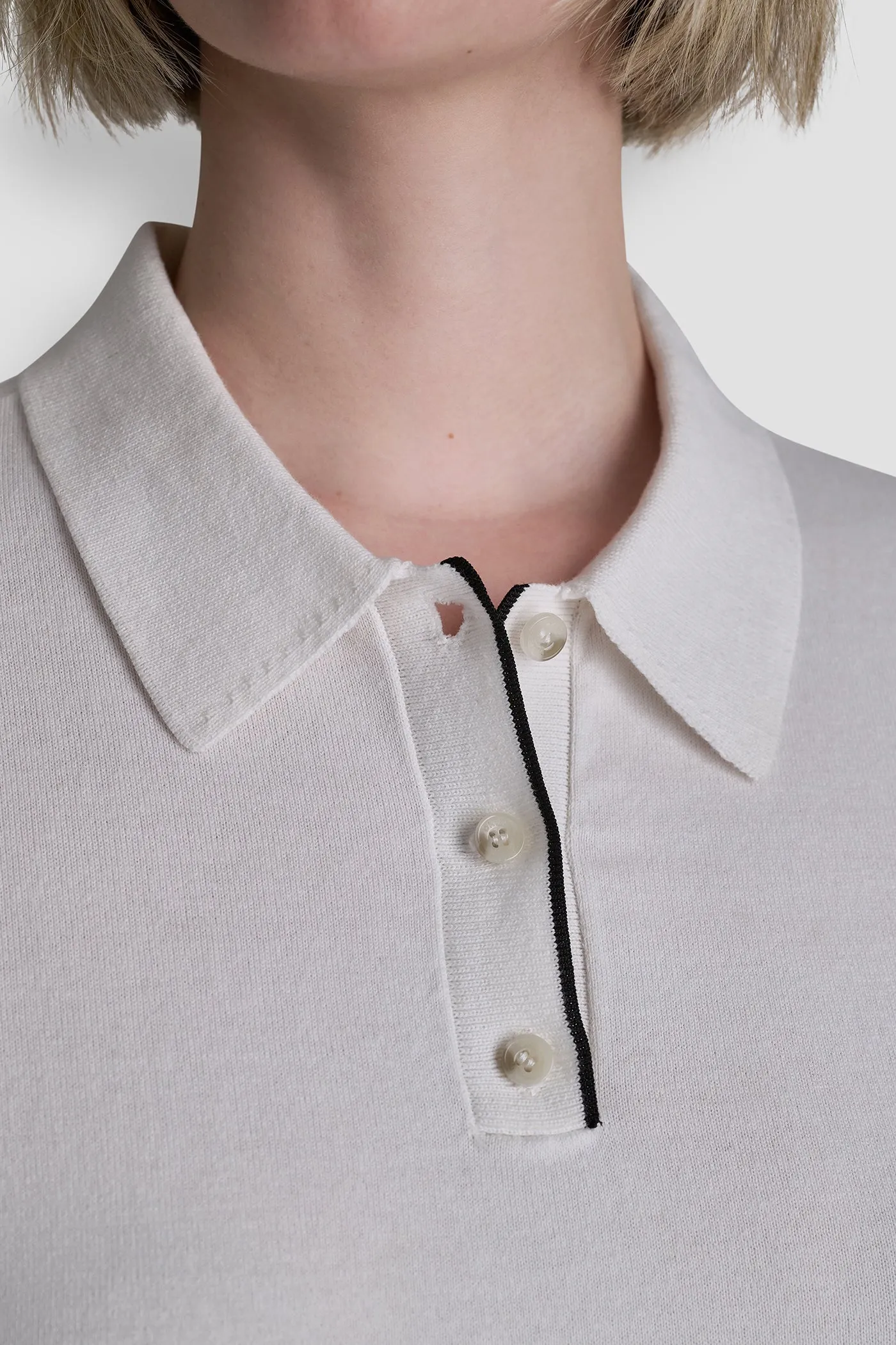 COLOR BLOCK POLO SWEATER sold by DKNY product image thumbnail 5