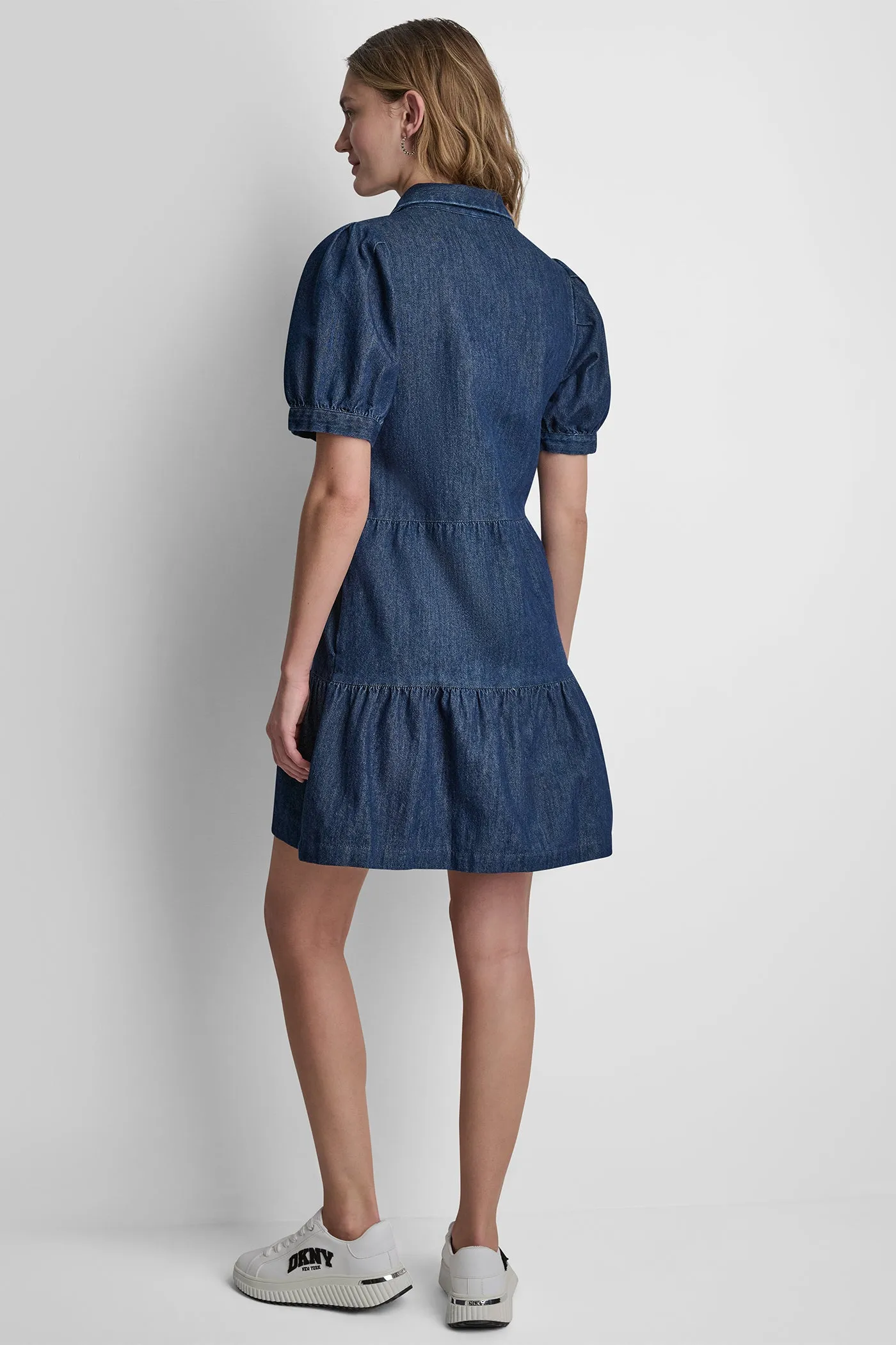 DENIM MINI DRESS sold by DKNY product image thumbnail 3