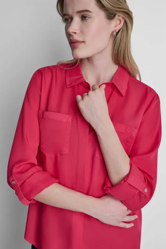 TENCEL LIVE-IN SHIRT made by DKNY