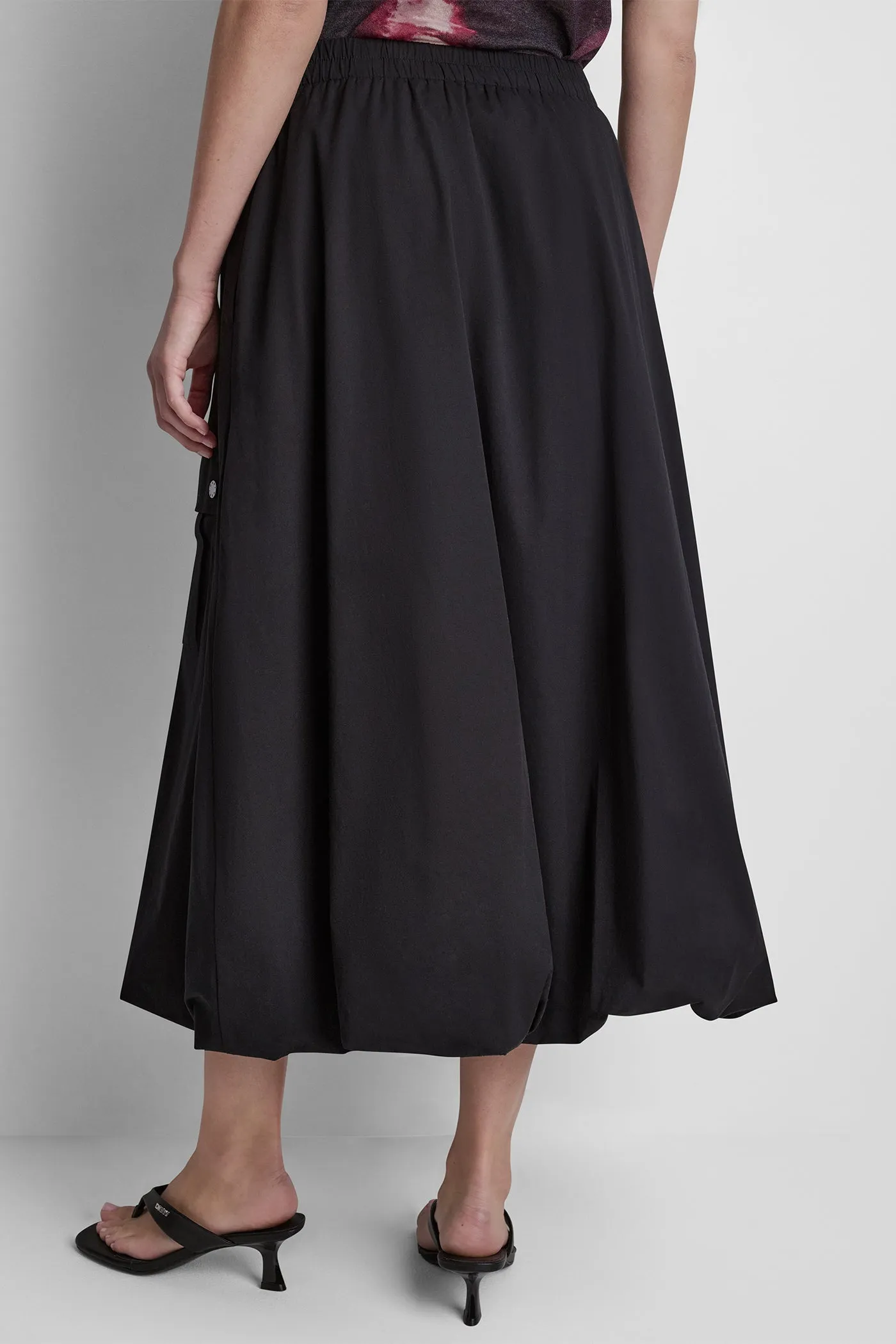 CARGO POCKET BUBBLE MIDI SKIRT sold by DKNY product image thumbnail 3