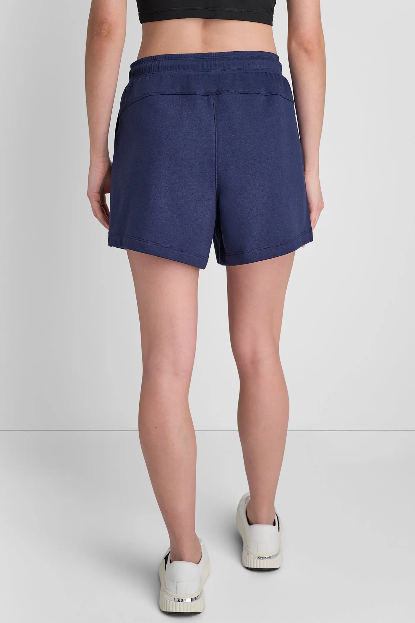 HIGH-RISE LOGO SWEAT SHORTS sold by DKNY product image thumbnail 3
