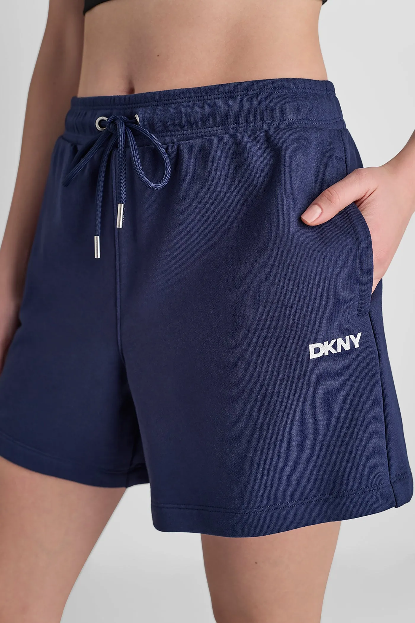 HIGH-RISE LOGO SWEAT SHORTS sold by DKNY product image thumbnail 5