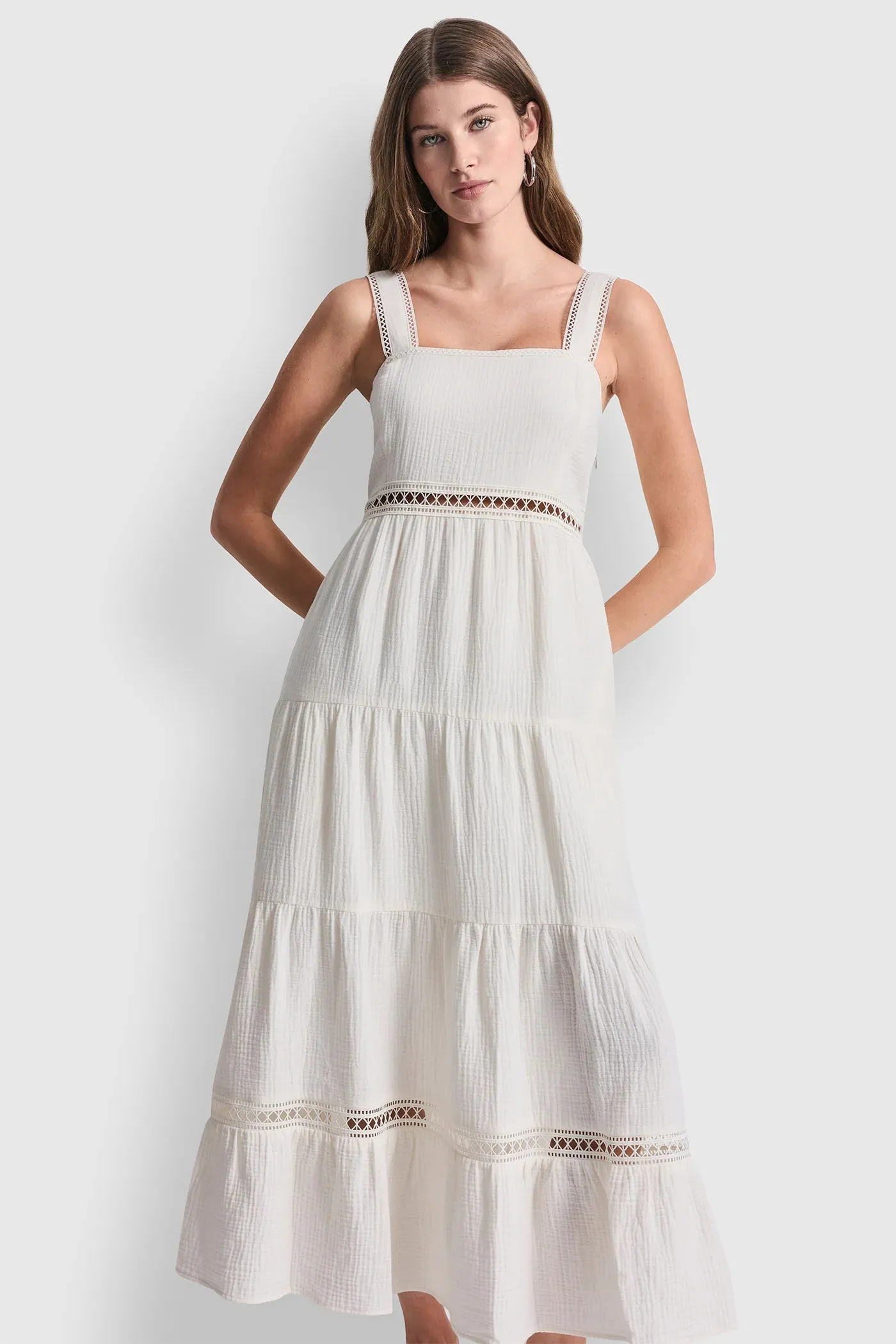TIERED TANK MAXI DRESS sold by DKNY product image thumbnail 2