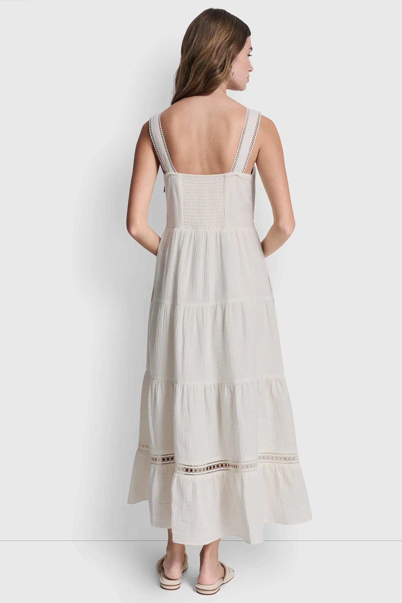 TIERED TANK MAXI DRESS sold by DKNY product image thumbnail 3