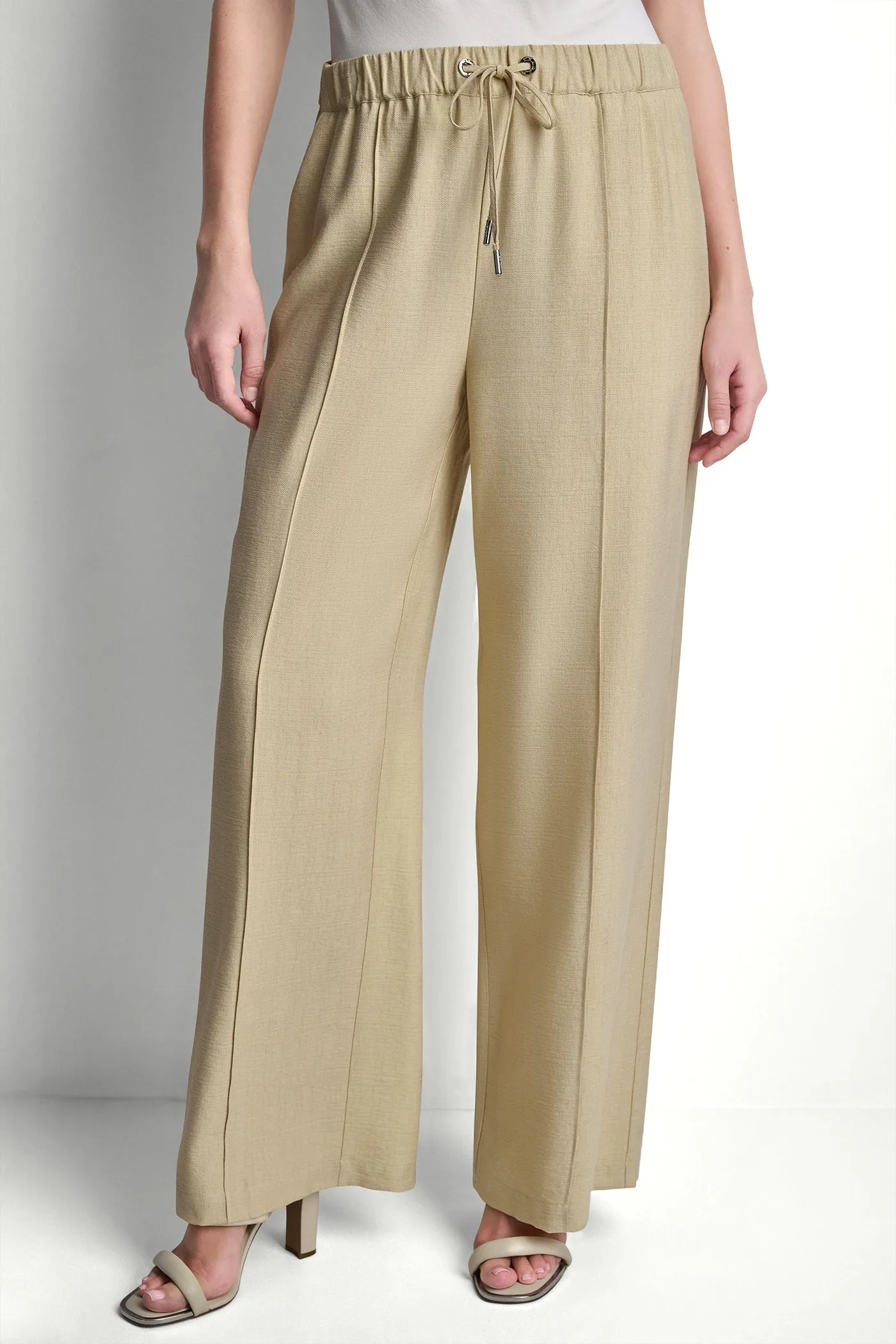 SEAMED WIDE LEG PULL-ON PANT sold by DKNY product image thumbnail 2
