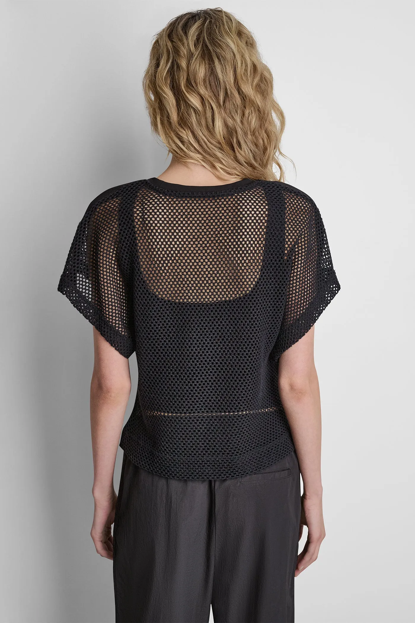 MESH LOGO TEE sold by DKNY product image thumbnail 3