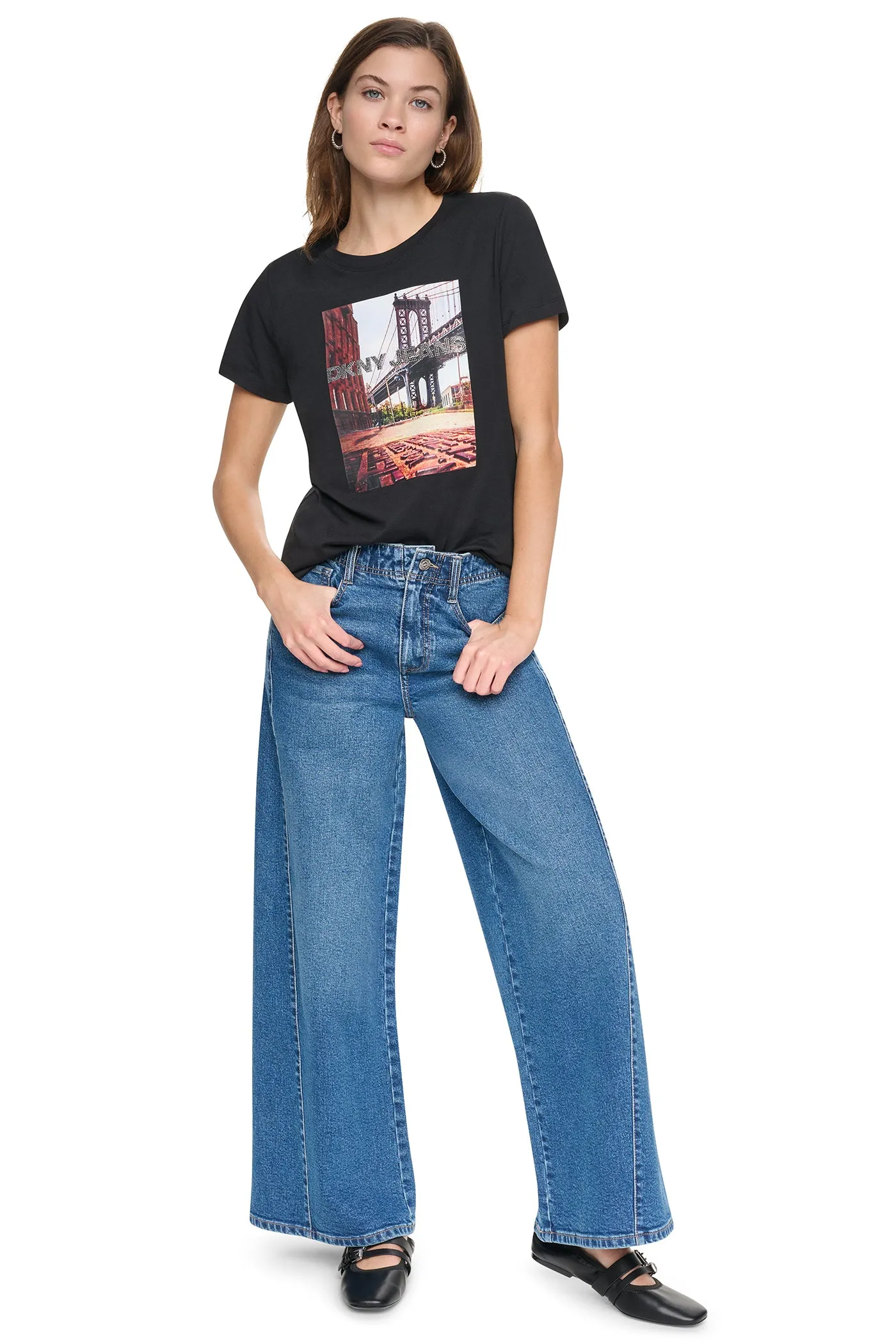 BROOKLYN PHOTO LOGO TEE sold by DKNY product image thumbnail 4