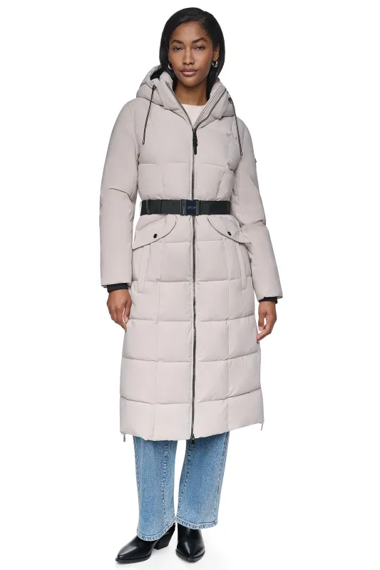 MAXI PUFFER WITH BELT made by DKNY