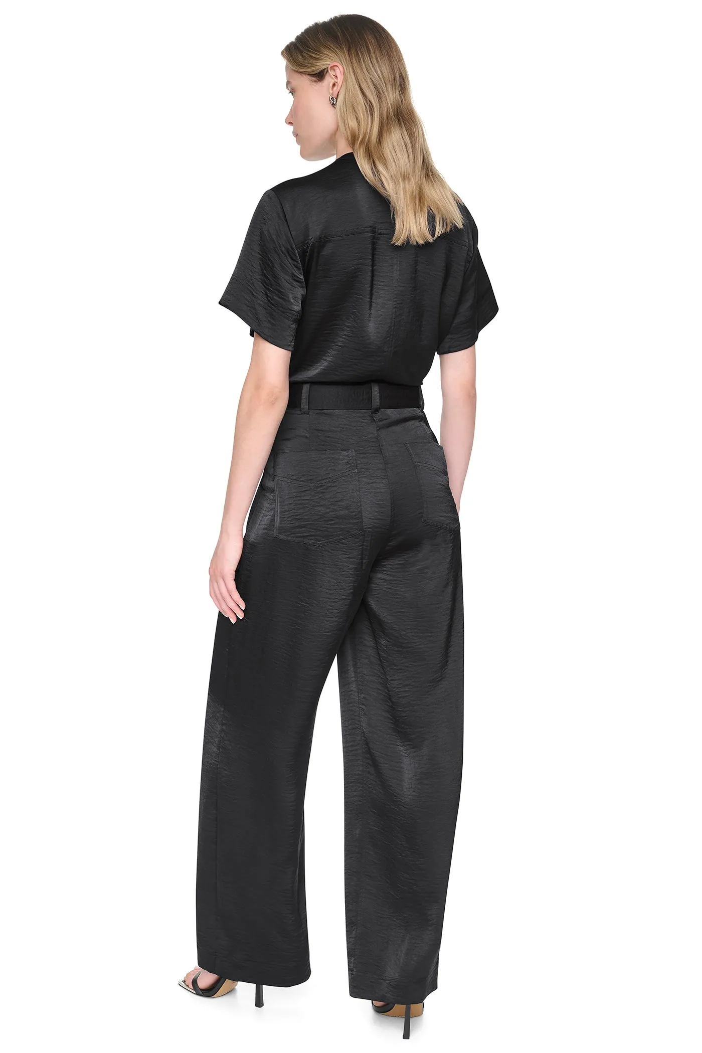 BUTTON FRONT UTILITY JUMPSUIT sold by DKNY product image thumbnail 2