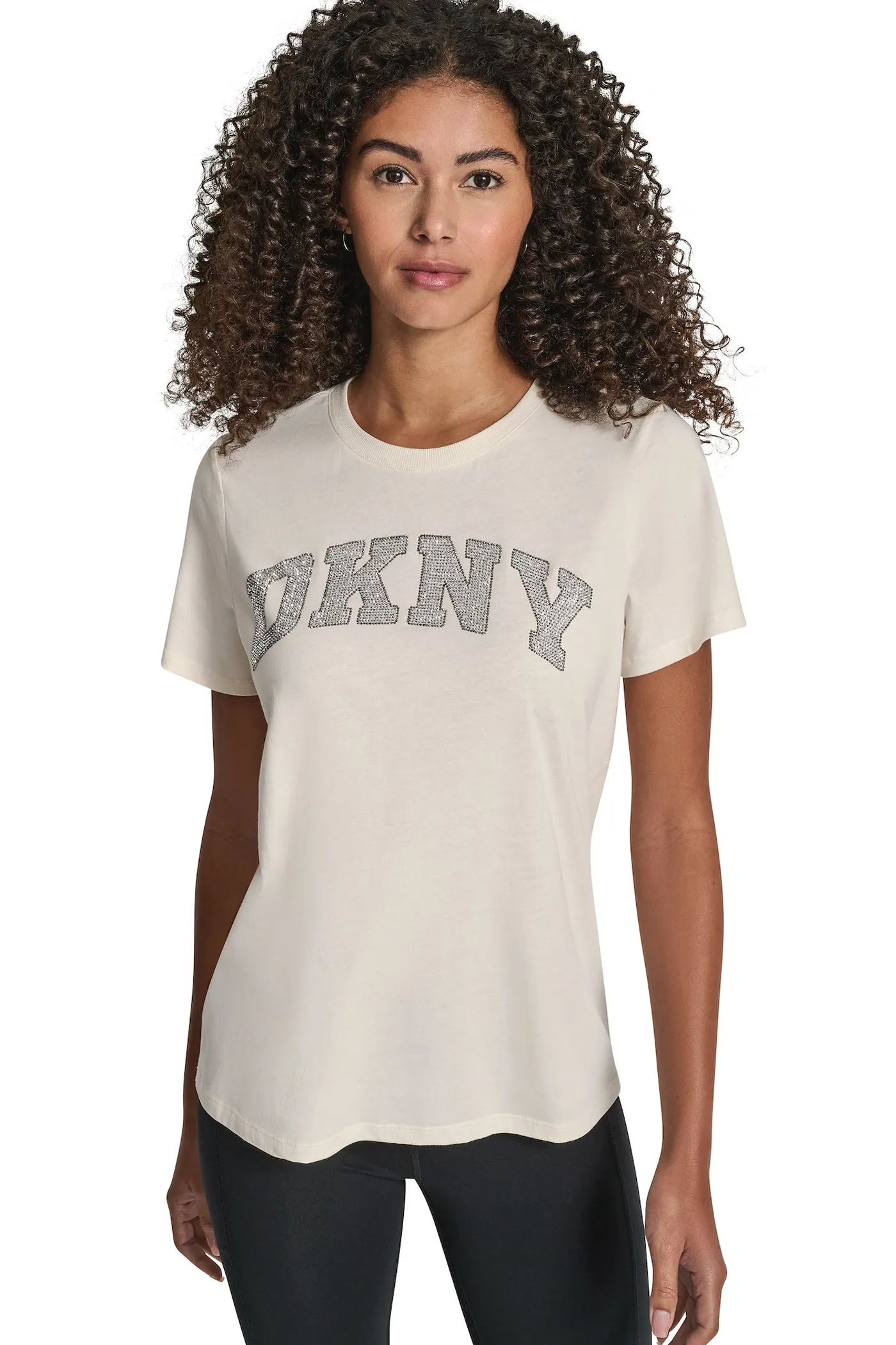 VARSITY LOGO GRAPHIC TEE sold by DKNY