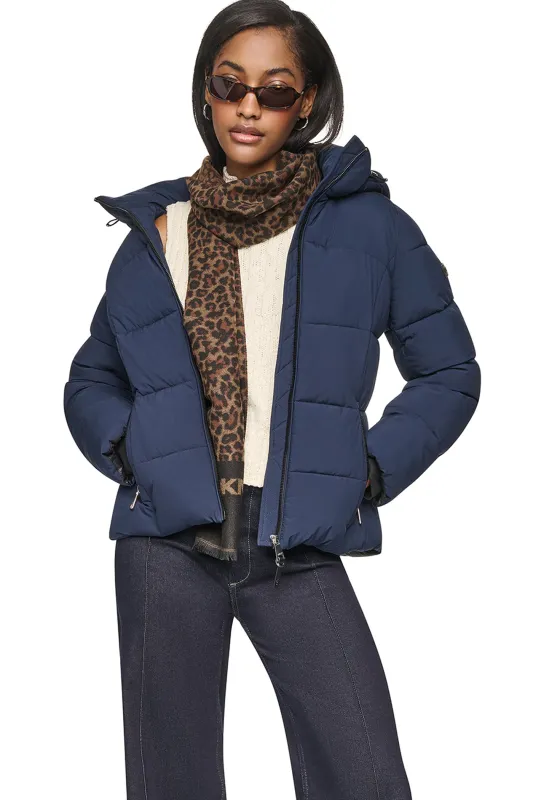 STRETCH PUFFER JACKET made by DKNY