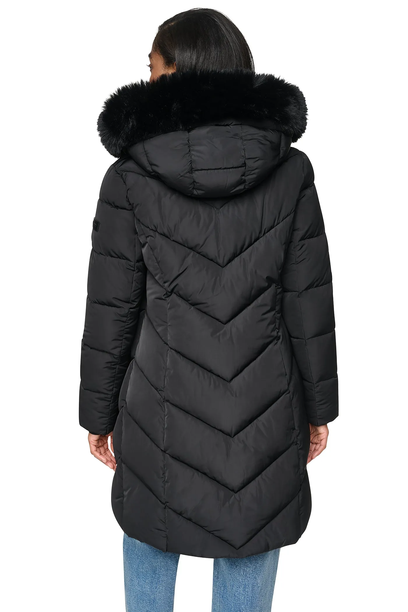 WALKER WITH FAUX FUR LINED HOOD sold by DKNY product image thumbnail 3