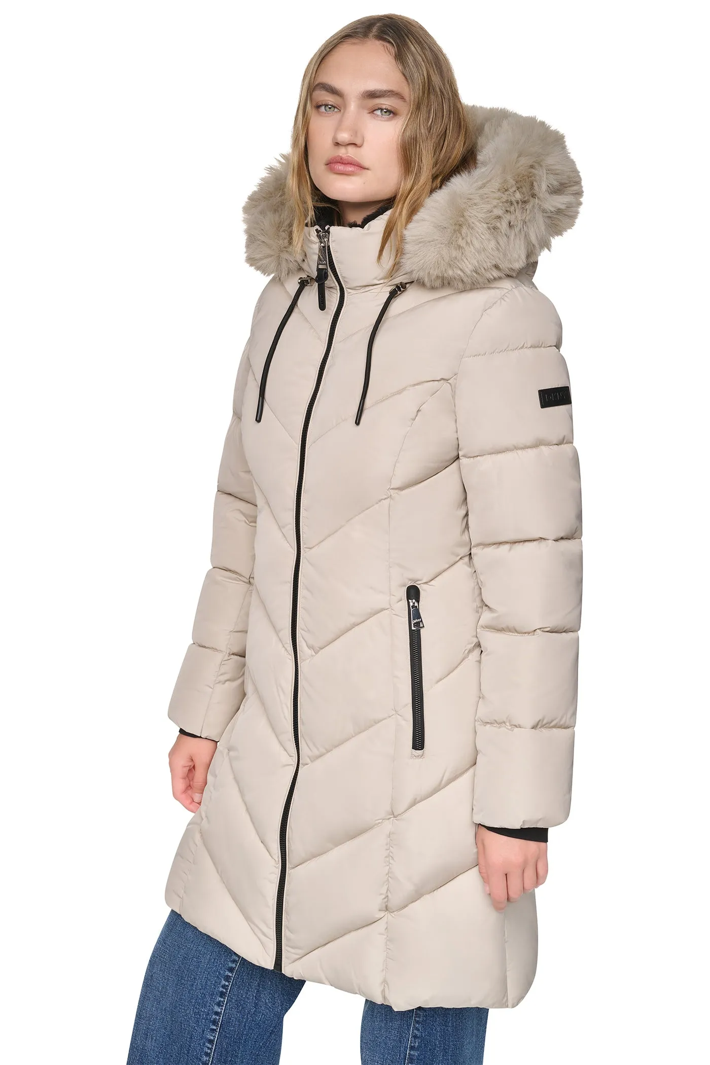 WALKER WITH FAUX FUR LINED HOOD sold by DKNY product image thumbnail 2