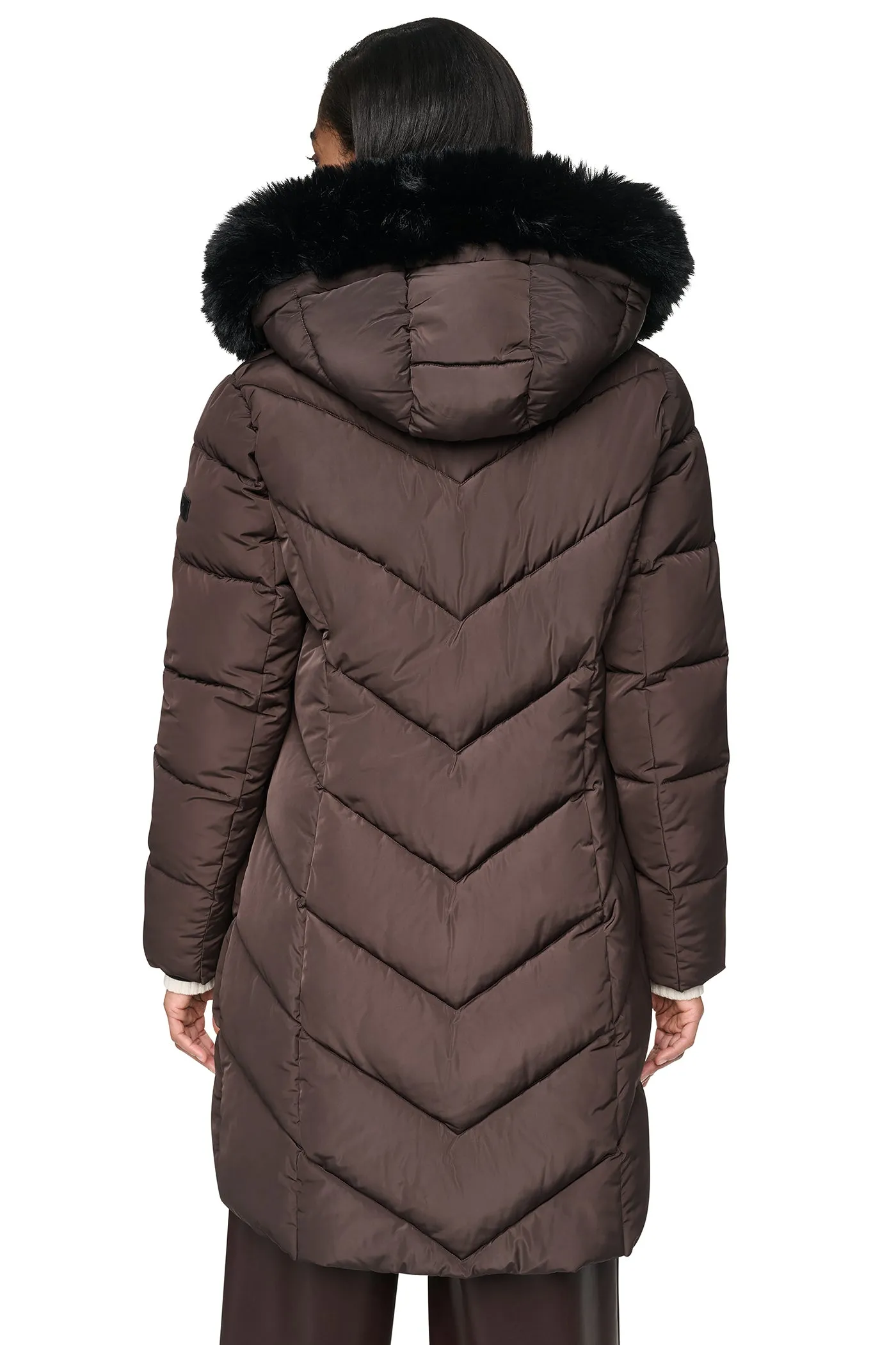 WALKER WITH FAUX FUR LINED HOOD sold by DKNY product image thumbnail 3