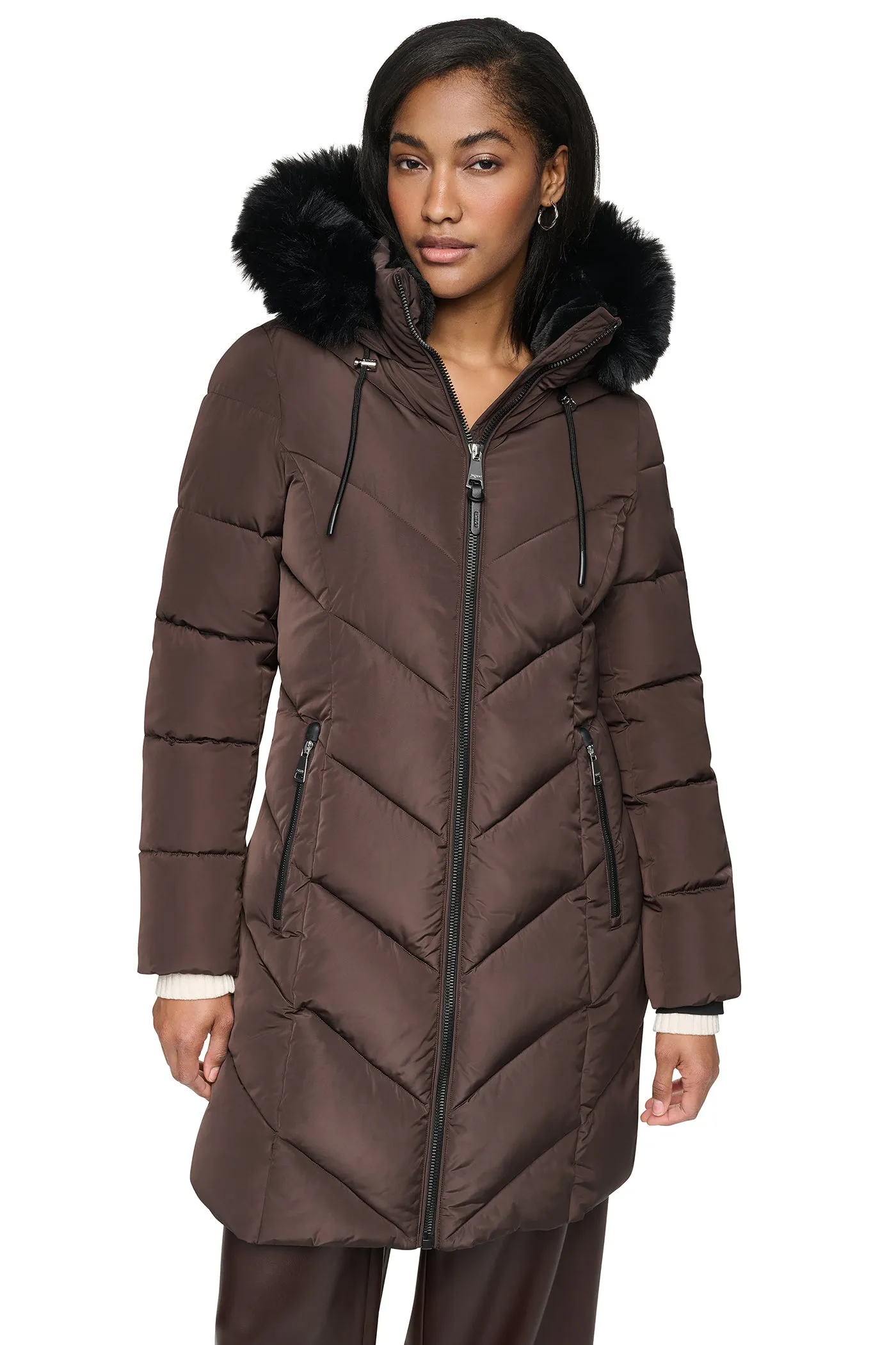 WALKER WITH FAUX FUR LINED HOOD sold by DKNY product image thumbnail 2