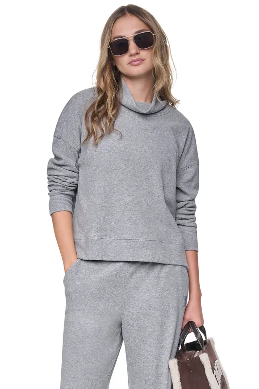 FUNNEL NECK PULLOVER made by DKNY