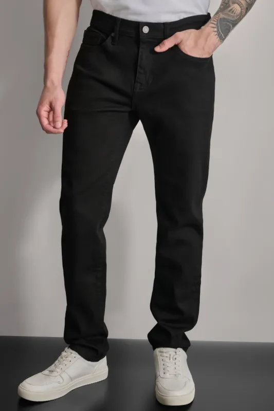 SLIM STRAIGHT BLACK DENIM made by DKNY
