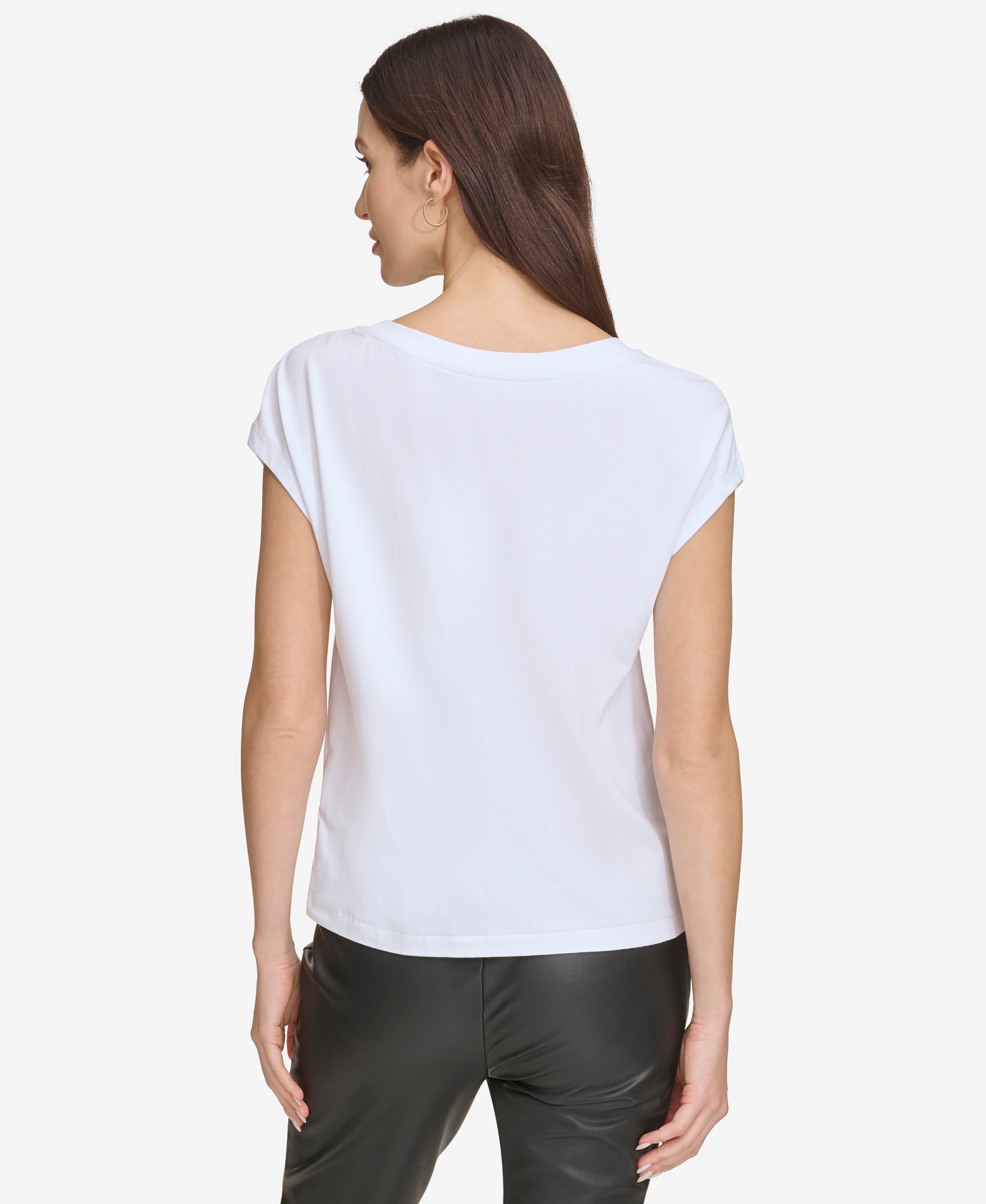 RAISED LOGO T-SHIRT sold by DKNY product image thumbnail 2