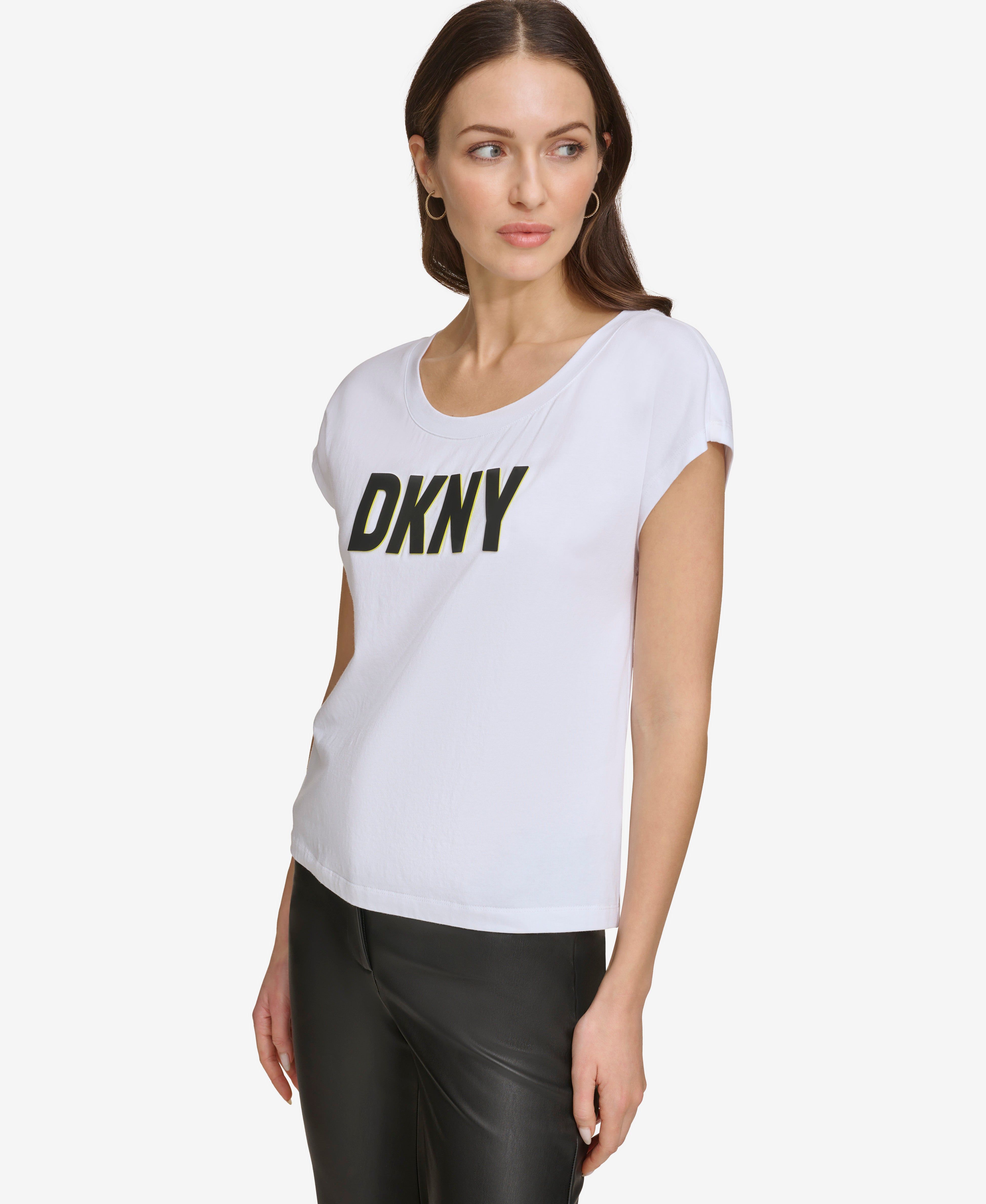 RAISED LOGO T-SHIRT sold by DKNY product image thumbnail 4