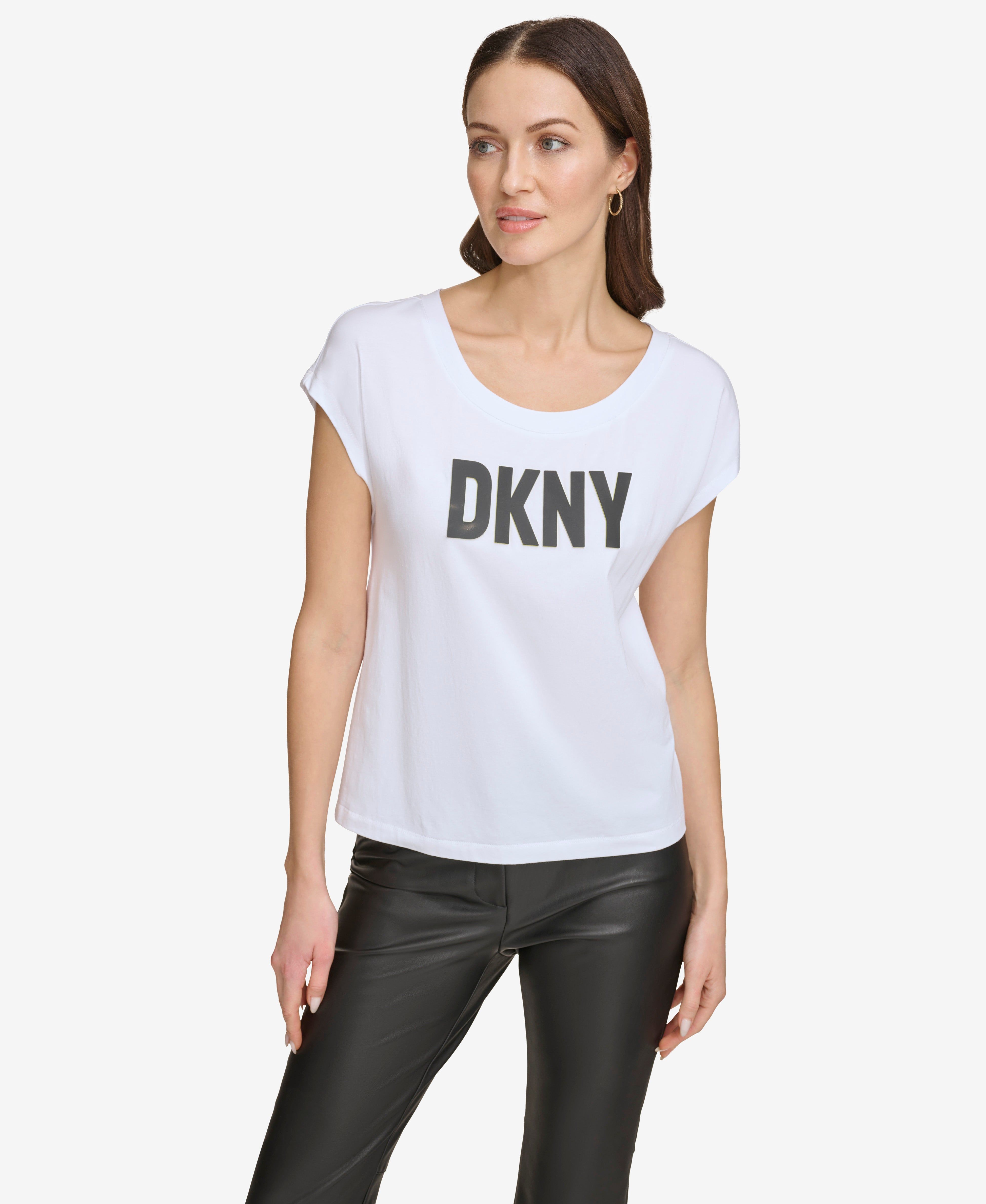 RAISED LOGO T-SHIRT sold by DKNY