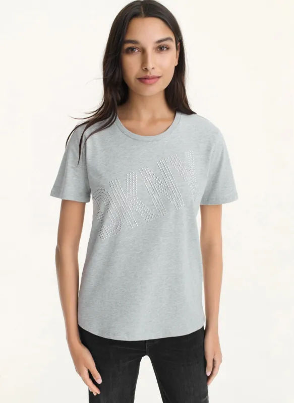 RHINESTONE TEE sold by DKNY