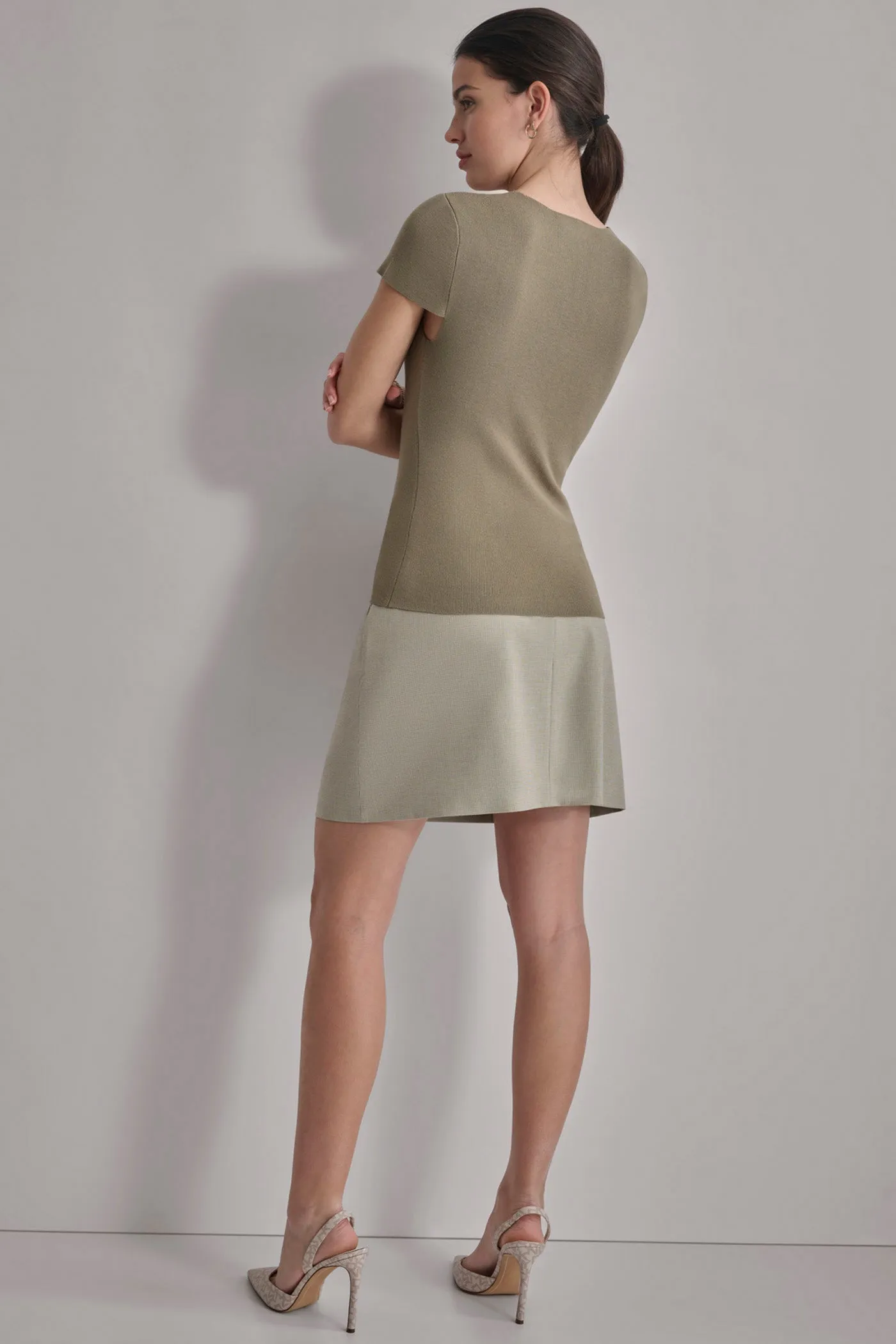 SQUARE NECK KNIT TOP sold by DKNY product image thumbnail 2