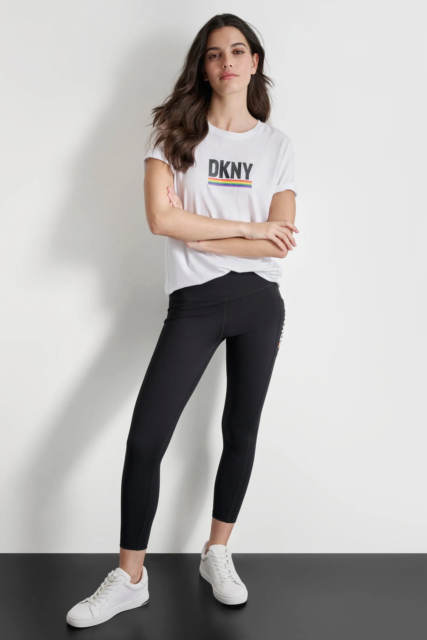 RAINBOW PRIDE LOGO TEE sold by DKNY product image thumbnail 3