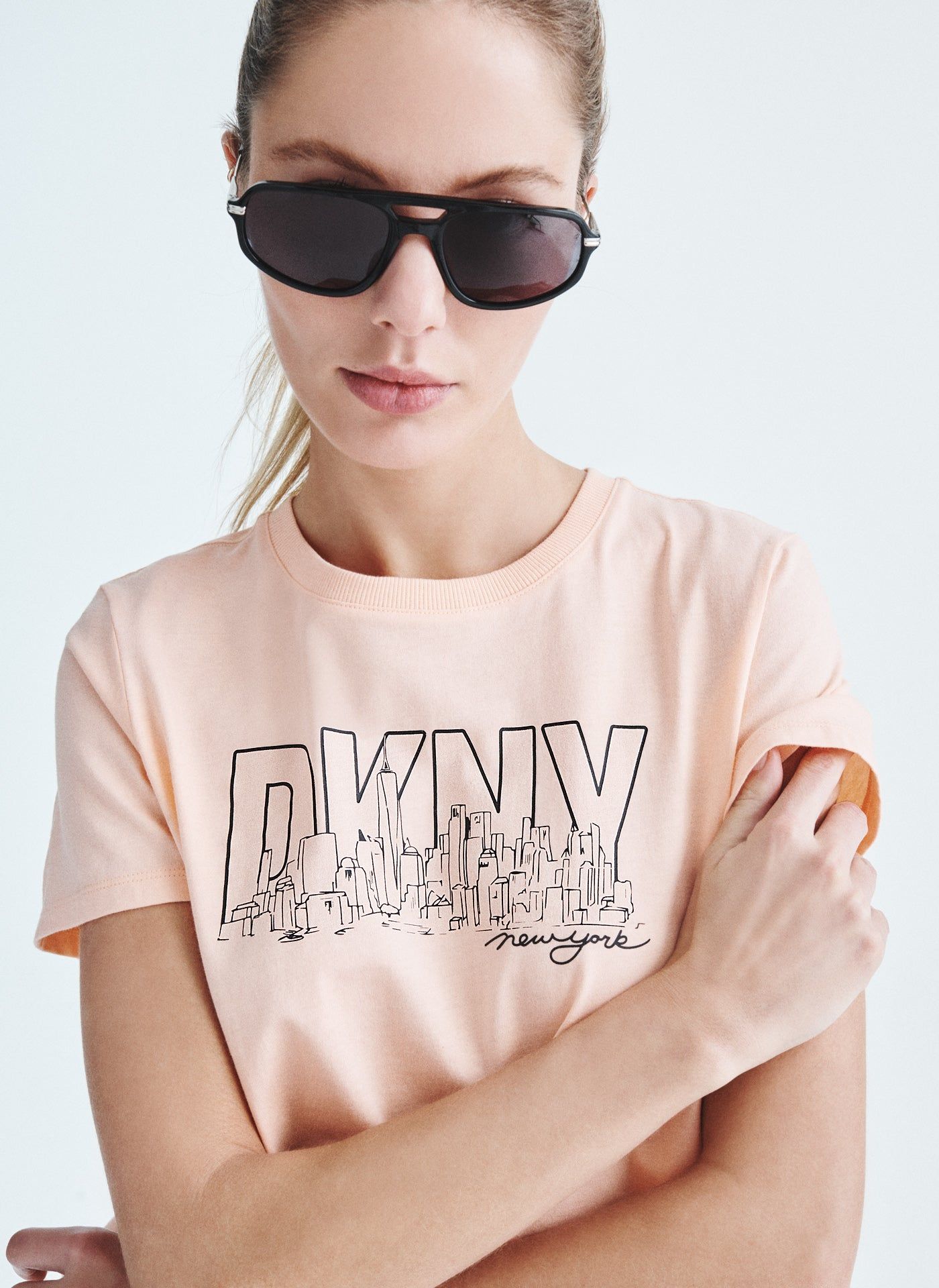 Skyline Sketch Logo Tee sold by DKNY product image thumbnail 3