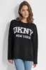 VARSITY LOGO SWEATER sold by DKNY