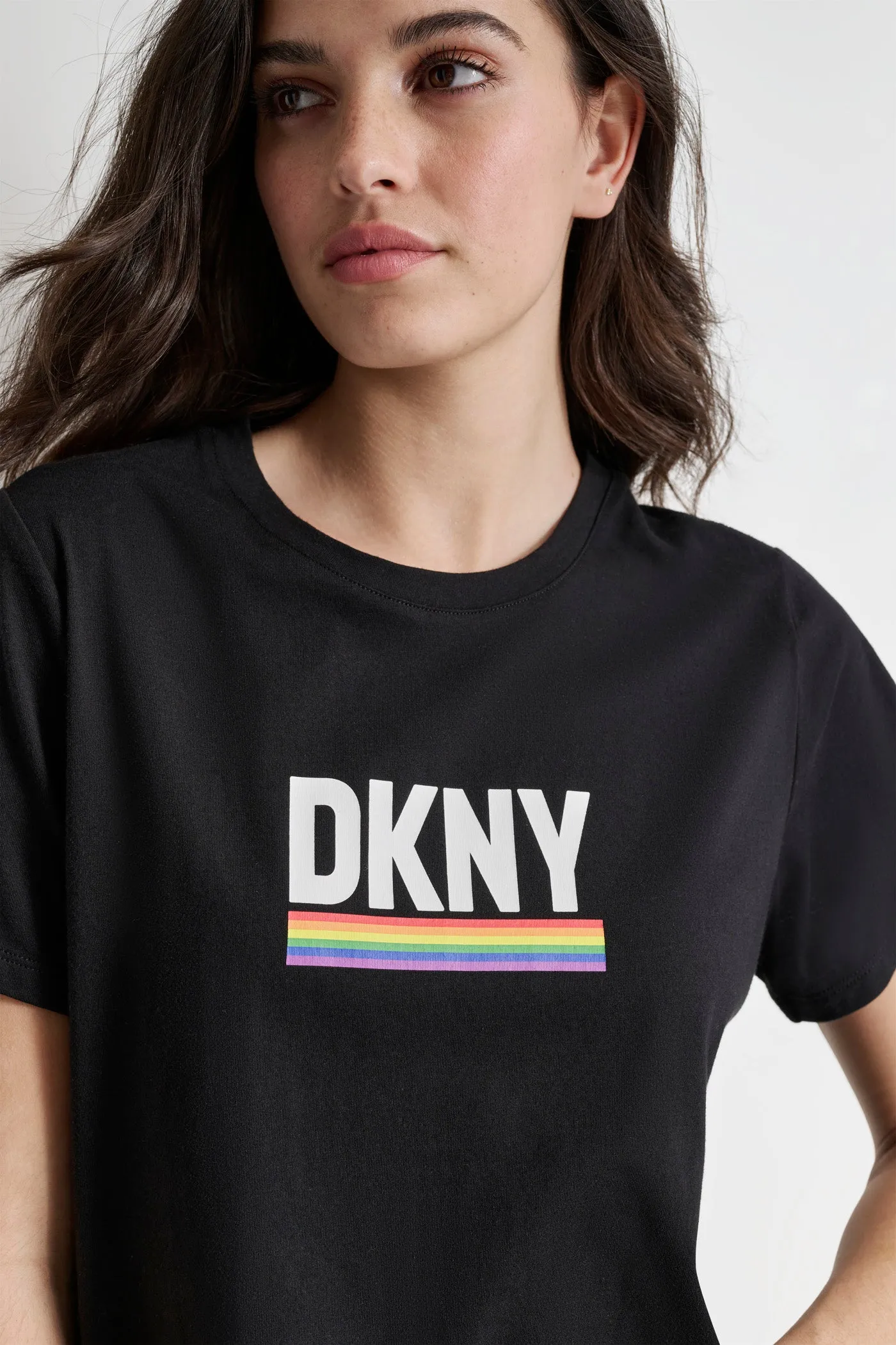 RAINBOW PRIDE LOGO TEE sold by DKNY product image thumbnail 4