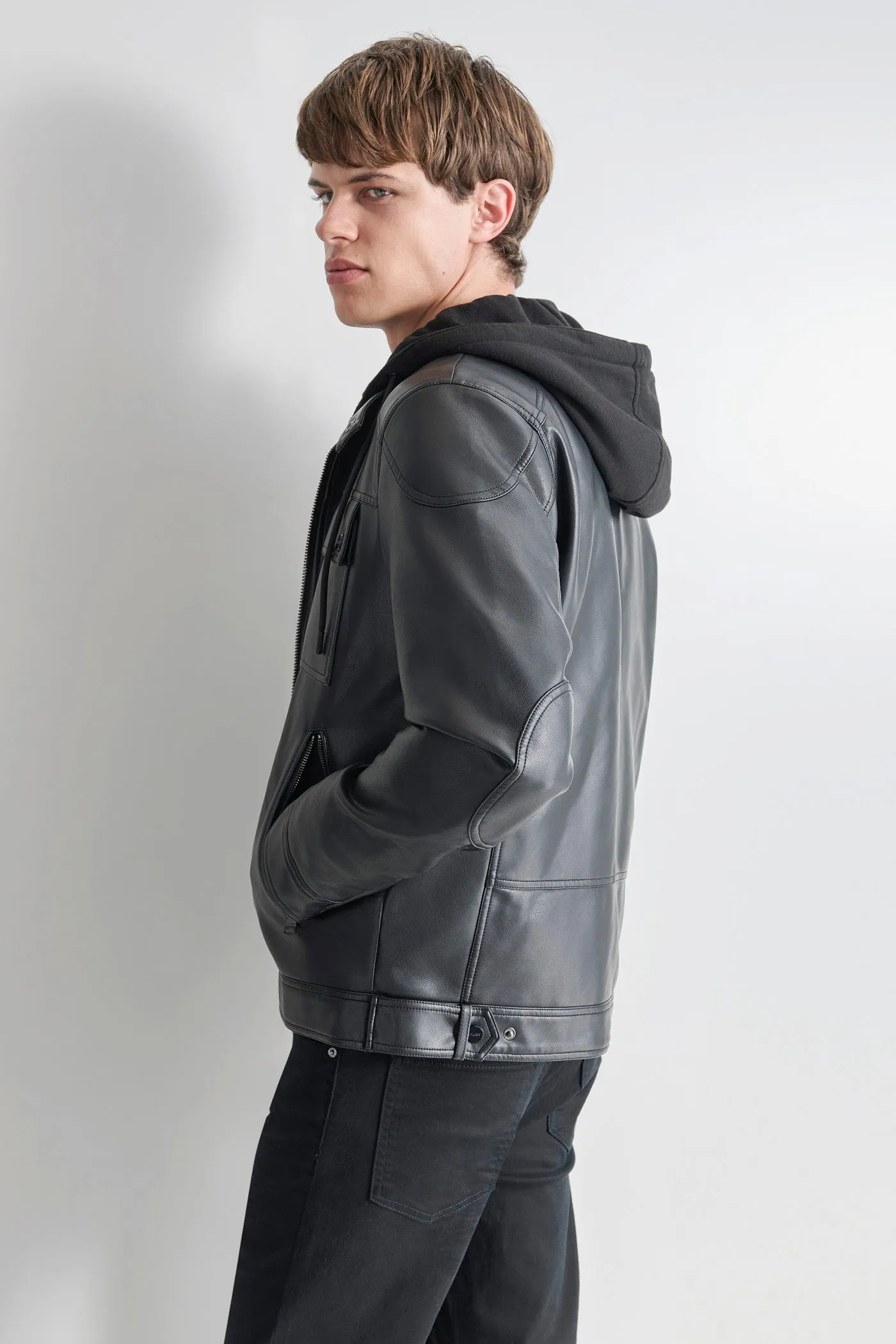 FAUX LEATHER JACKET sold by DKNY product image thumbnail 2