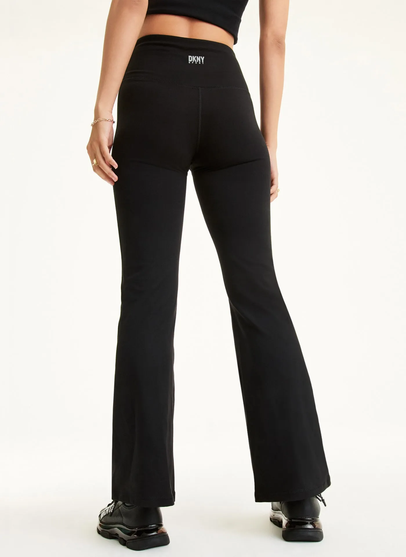 HIGH WAISTED FLARE LEGGINGS sold by DKNY product image thumbnail 2